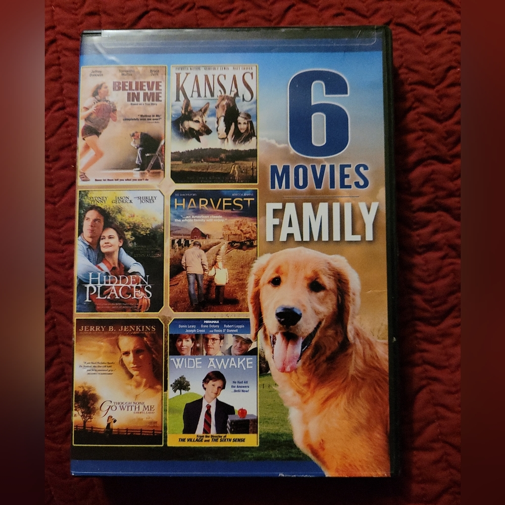 DVD Movies 6 Family Movies in One